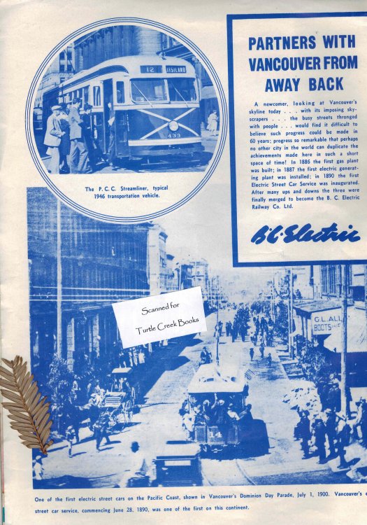 B.C. Electric Original Advertisement from 1946