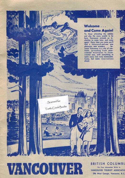 Image for Vancouver Tourist Original Advertisement from 1946 Vancouver Tourist Original Advertisement from 1946