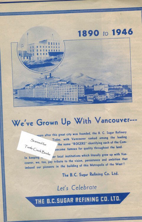 Image for B.C. Sugar Refining Co. Original Advertisement from 1946 B.C. Sugar Refining Co. Original Advertisement from 1946