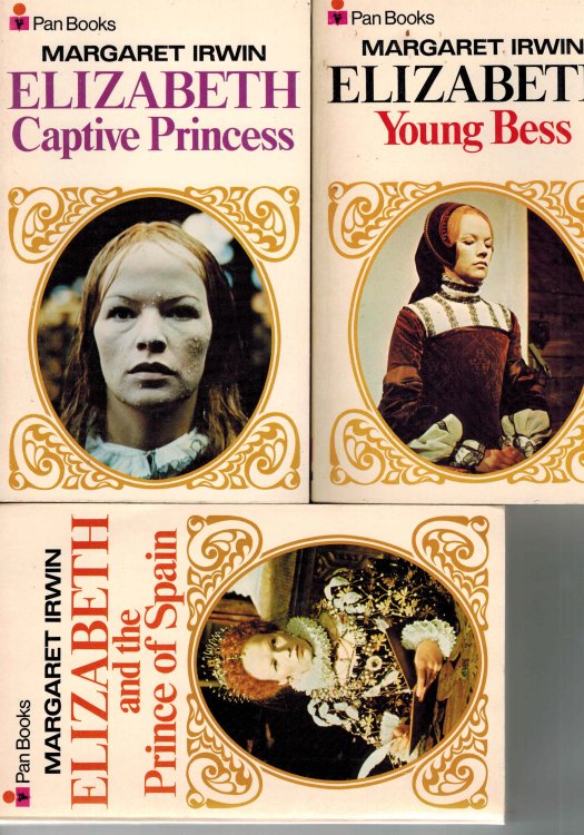 Elizabeth Trilogy - 3 Volumes - Young Bess - Captive Princess - Elizabeth and the prince of Spain