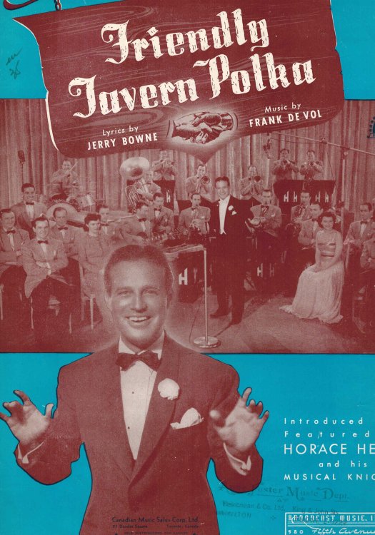 Image for Friendly Tavern Polka - Horace Heidt Cover Friendly Tavern Polka - Horace Heidt Cover