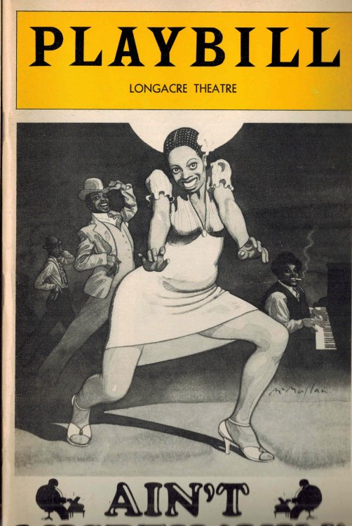 Playbill the National Theatre Magazine January 1979 - Ain't Misbehavin' Cover Longacre Theatre