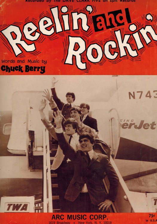 Reelin' and Rockin' - Dave Clark Five Cover - Vintage Shet Music