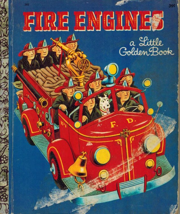 The Little Golden Book of Fire Engines - Little Golden Book no. 382