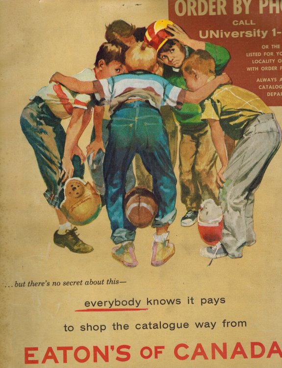 T. Eaton Co. - Eaton's Fall Winter 1957 - 1958 Mail Order Catalogue Catalog