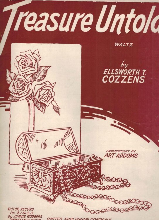 Treasure Untold - Vintage Sheet Music