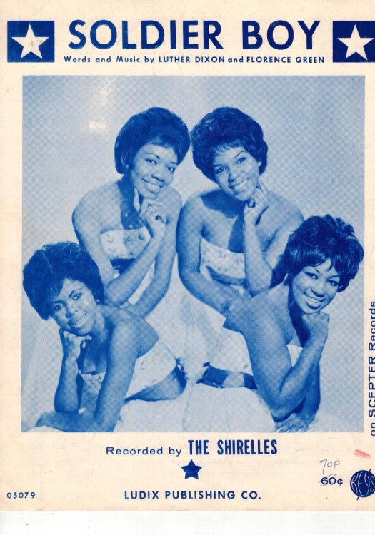 Soldier Boy - the Shirelles Cover - Sheet Music