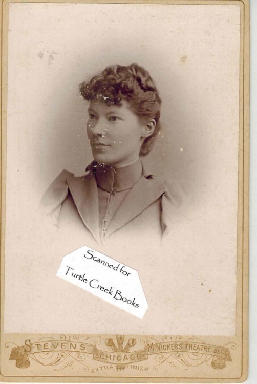 Cabinet Card Photograph Portrait - Unidentified Woman from Chicago 1885 - 1892