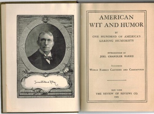 American Wit and Humor by One Hundred of America's Leading Humorists