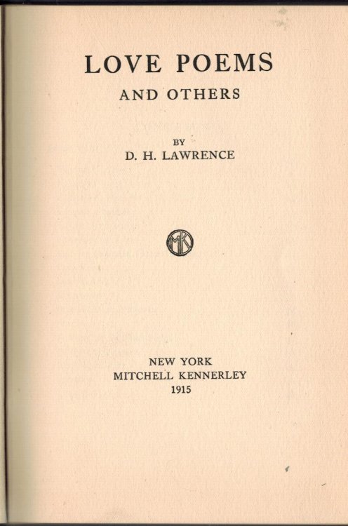 Love Poems and Others