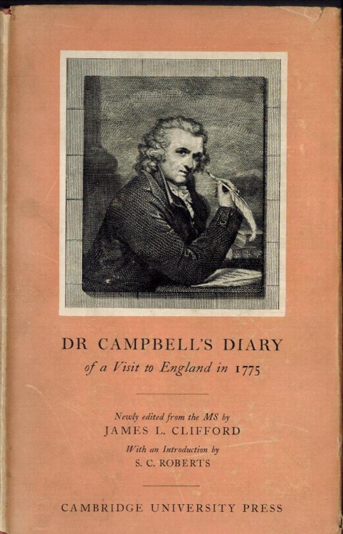 Dr. Campbell's Diary of a visit to England in 1775