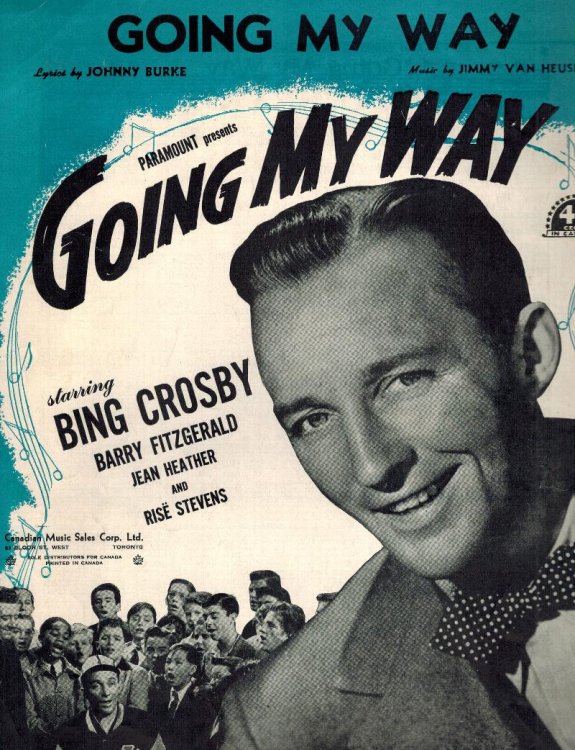 Going My Way - Bing Crosby Cover - Vintage Sheet Music