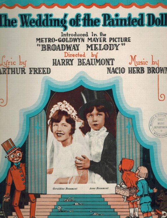 Image for The Wedding Of The Painted Doll ( From Broadway Melody ) - Vintage Sheet Music The Wedding Of The Painted Doll ( From Broadway Melody ) - Vintage Sheet Music