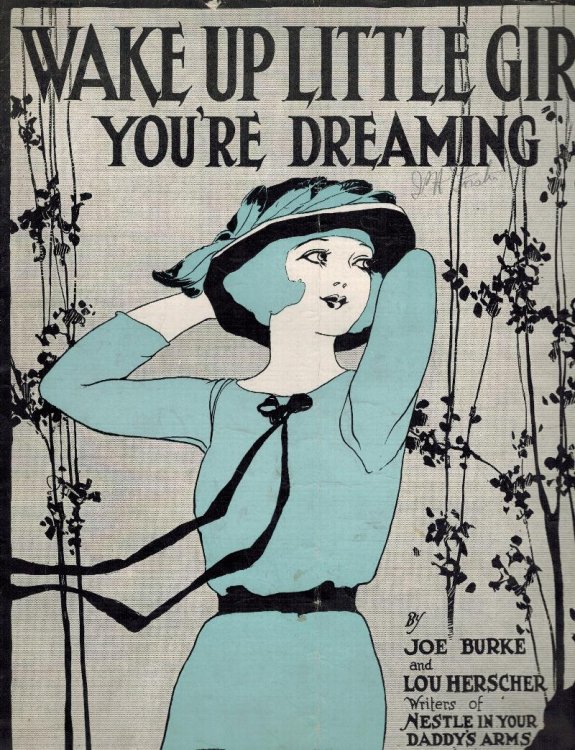 Wake Up Little Girl You're Dreaming - Vintage Sheet Music