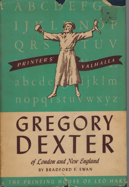 Gregory Dexter of London and New England