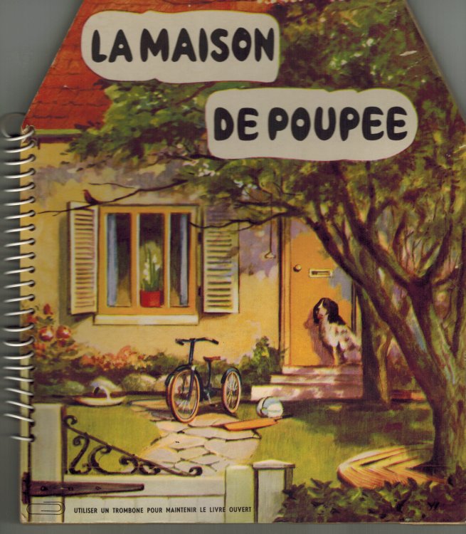 La Maison de Poupee - Livre Ancien de Relief Pop Up Book