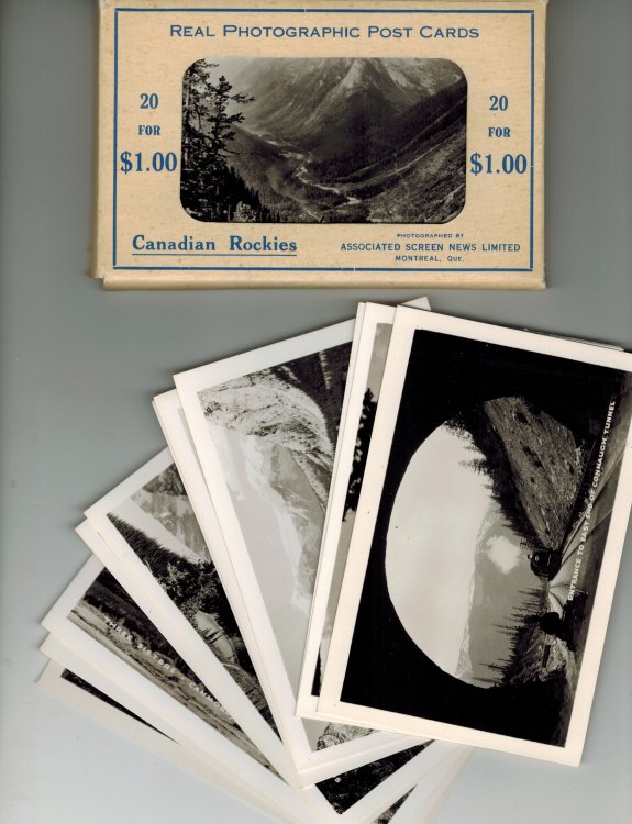 Canadian Rockies Real Photographic Post Cards - Complete Pack of 20