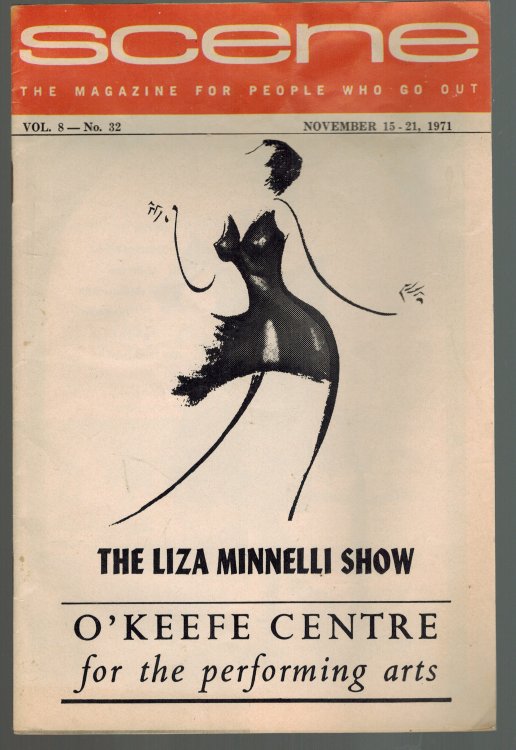 Image for The Liza Minelli Show - Scene Magazine for People Who Go Out November 15-21, 1971 Playbill The Liza Minelli Show - Scene Magazine for People Who Go Out November 15-21, 1971 Playbill