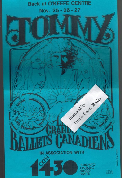 Image for Tommy : Back at O'Keefe Centre November 25 - 26 - 27 1971 - Original Advertisement Brochure Tommy : Back at O'Keefe Centre November 25 - 26 - 27 1971 - Original Advertisement Brochure
