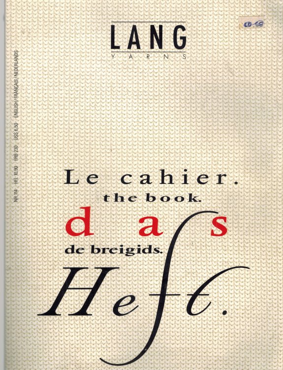 Lang Yarns Le Cahier The Book Das de Breigids Heft
