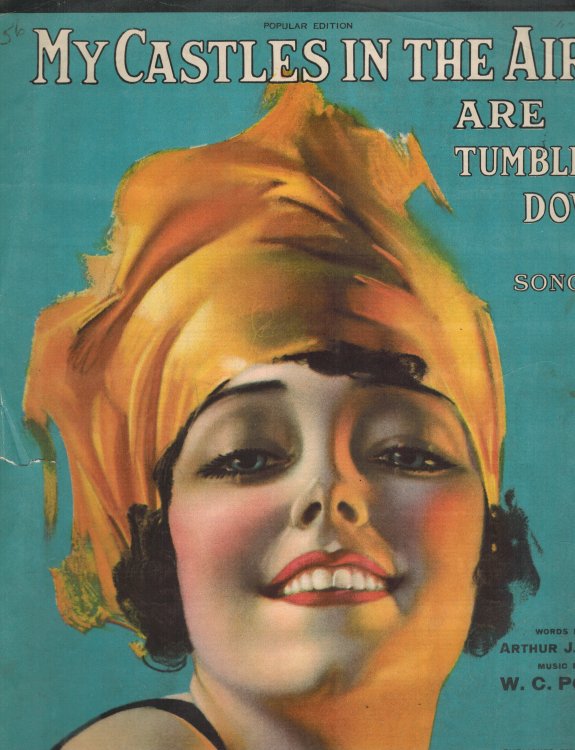 My Castles in the Air are Tumbling Down - Vintage Sheet Music