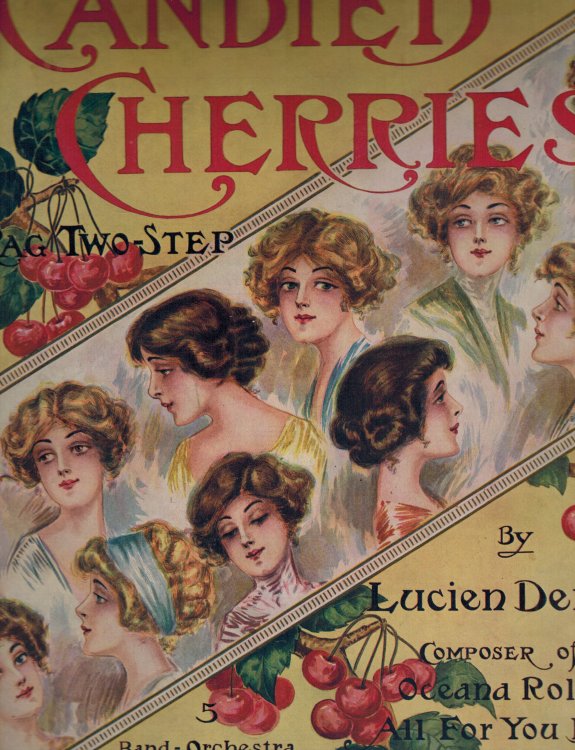 Candied Cherries Rag Two-Step - Vintage Sheet Music