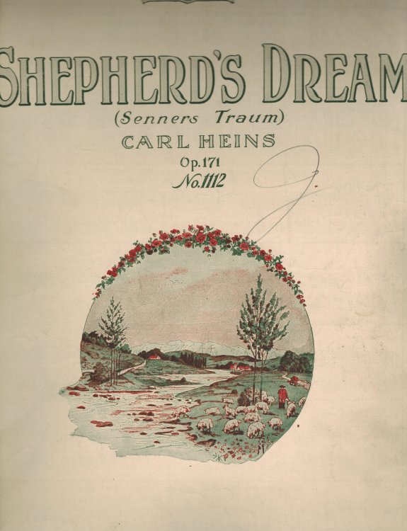 Shepherd's Dream Senners Traum Op 171 No. 1112 Century Edition - Vintage Sheet Music