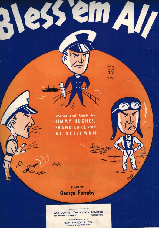 Bless 'em ( Them ) All - Vintage Sheet Music