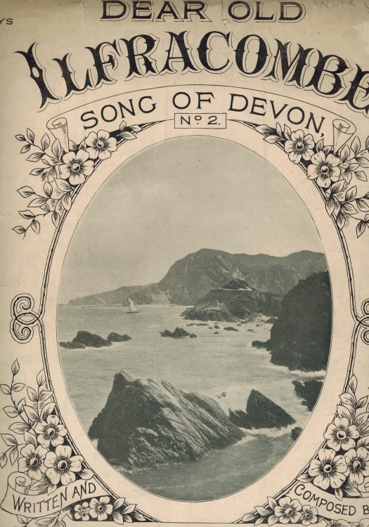 Dear Old Ilfracombe: Song of Devon No. 2 - Vintage Sheet Music