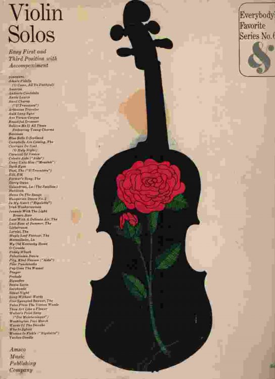 VIOLIN SOLOS Easy First and Third Position with Accompaniment