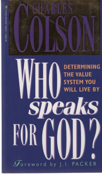 WHO SPEAKS FOR GOD