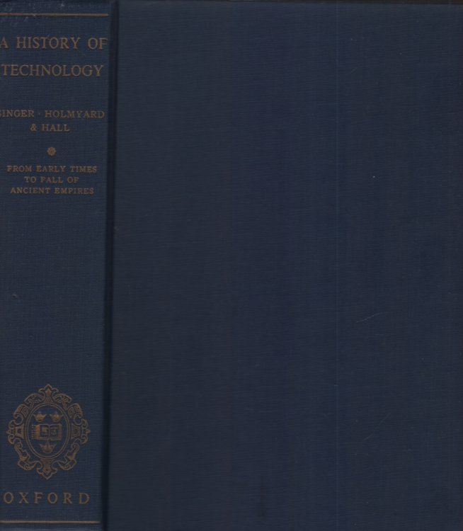 A HISTORY OF TECHNOLOGY, 5 VOLUMES