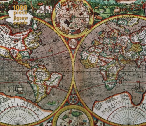ANTIQUE MAP OF THE WORLD PUZZLE