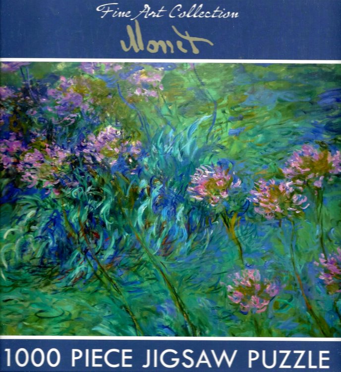 MONET AGAPANTHUS 1000 PIECE PUZZLE