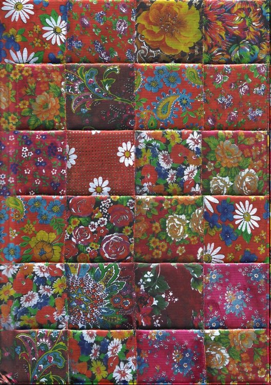 FLORAL PATCHWORK QUILT JOURNAL