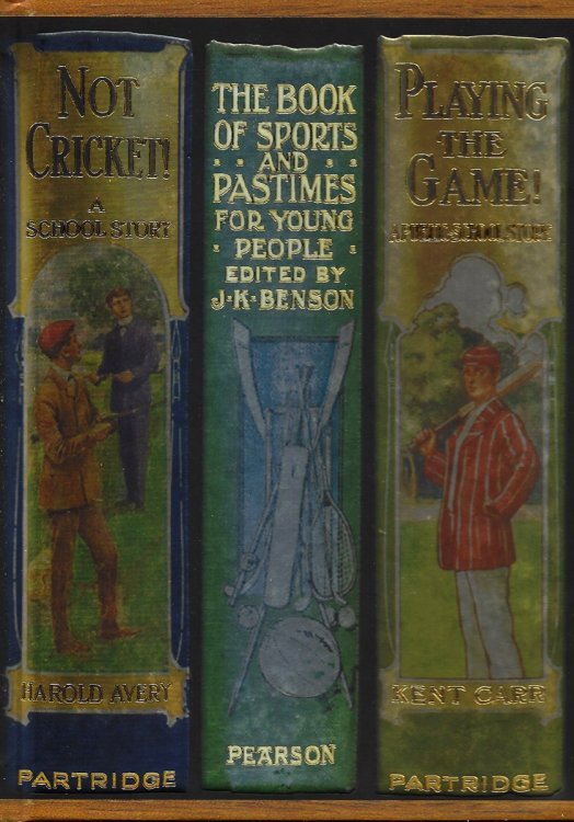BOOK SPINES BOYS SPORTS JOURNAL