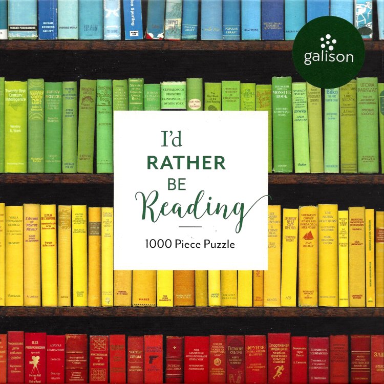 I'D RATHER BE READING 1000 PIECE PUZZLE
