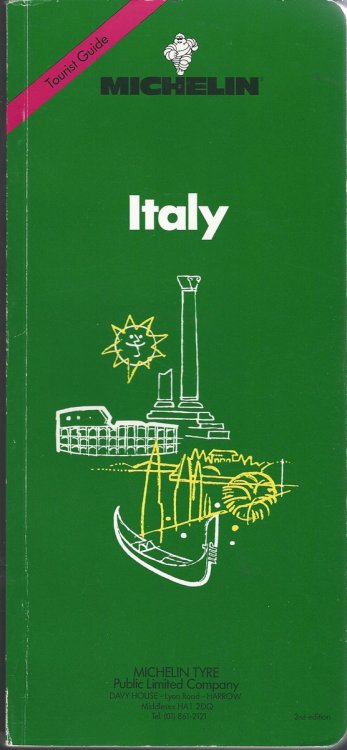 MICHELIN TRAVEL GUIDE: ITALY Green Tourist Guide