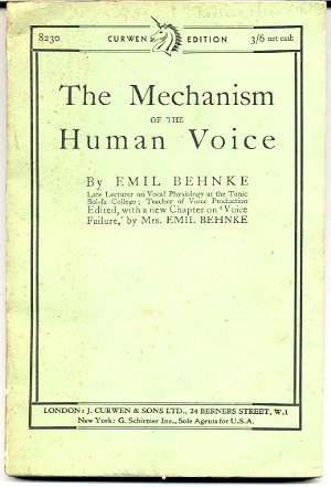 THE MECHANISM OF THE HUMAN VOICE
