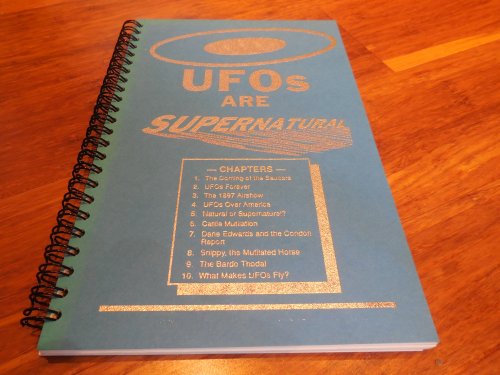 UFOs are Supernatural