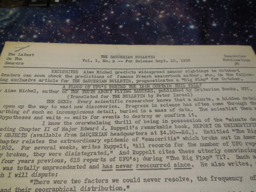 The Saucerian Bulletin, Vol. 1, No. 3, 1956