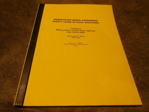 Unidentified Aerial Phenomena Eighty Years of Pilot Sightings