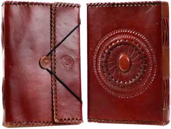 Large God's Eye Leather Blank Book