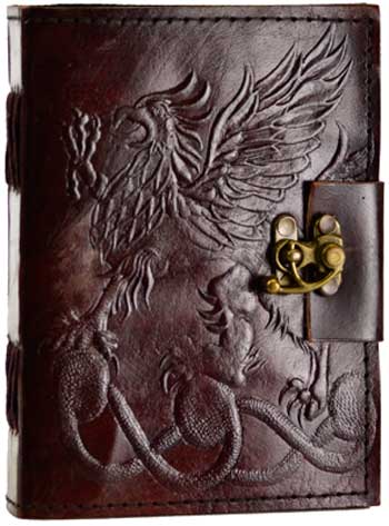 Gryphon Leather Blank Book