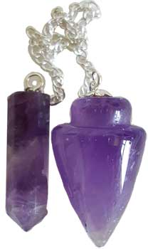 Amethyst/ Amethyst Point Pendulum