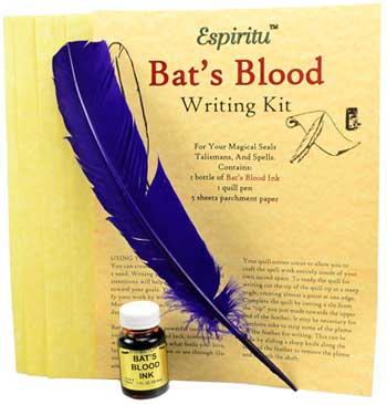 Bats Blood Writing Kit