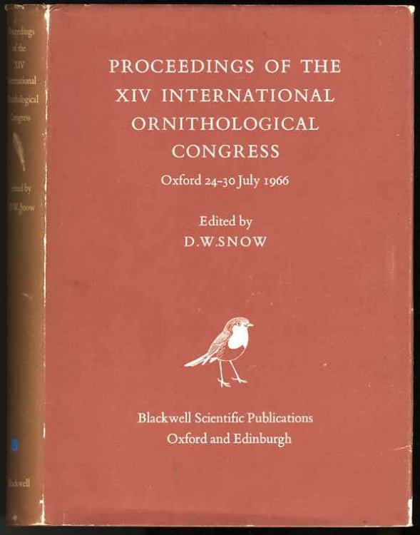 PROCEEDINGS OF THE XIV INTERNATIONAL ORNITHOLOGICAL CONGRESS,OXFORD 24-30 JULY 1966
