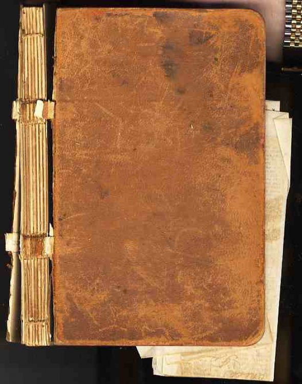 GEORGE B THEARER'S HOLOGRAPHIC NOTE BOOK FOR LITERATURE,