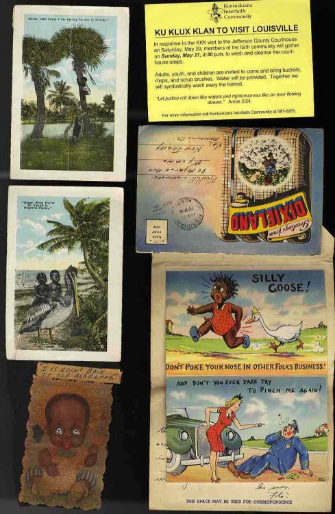 LOT OF SIX interesting PIECES FEATURING NEGROES