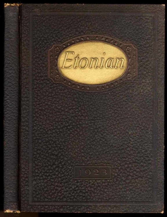THE ETONIAN YEARBOOK, 1923, ETON COLLEGE ELIZABETHTOWN PA